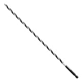 Punta da trapano per falegnameria, attacco esagonale da 0.37 in / 9,5 mm, tipo F, diametro (6-32 mm), manica corta, utensili elettrici, lunghezza totale 9.1 - 23.6 in / 230 - 600 mm, per lavorazione
