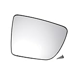 Note: [Facilità di Installazione] Il nuovo vetro specchio può essere installato in pochi minuti. Punto di montaggio identico allo specchio di serie, si adatta perfettamente al cablaggio elettrico esistente. Il cablaggio deve essere scollegato dalla piastra di supporto esistente e collegato alla nuova piastra di supporto prima dell'installazione.
