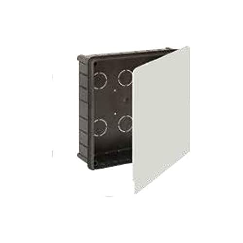 Solera 623 - Caja empalme y derivación.Instalación empotrada.Tapa garra metálica. De 150x150x50.12 entradas para tubo Ø 32.