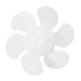SEWOART Foglie Ventaglio in Plastica per Ventilatore da Soffitto da Tavolo, 8 Pollici, Facile da Smontare e Pulire, per Ventilazione Bagno e Vacanze Estive