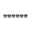 KAISH Metal Brass 10.2mm Vintage to Modern Guitar Tuner Conversion Bushings 3/8 Tuning Keys Conversion Adapter Ferrules Upgraded Brass Version 6.2mm I.D. Aged Nickel