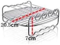 Metal cooking rack with dimensions