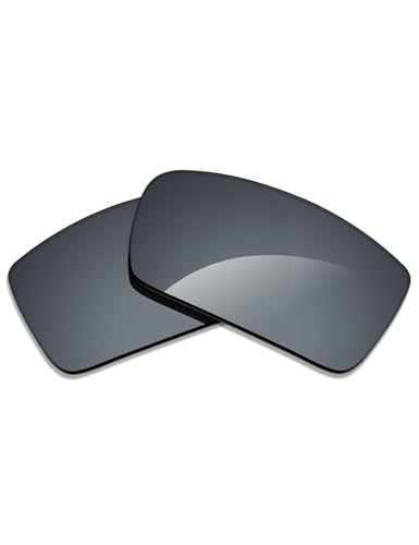 Image of Alphax Polarized Replacement Lenses for Oakley Gascan OO9014 60mm Sunglasses | Glare Reduction | Precision Cutting