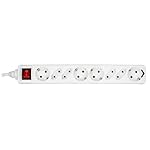 MicroConnect Power Strip 8 Port 3M White