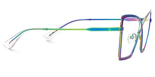 Image of VOOGLAM Butterfly Blue Light Glasses for Women Anti Eyestrain Dry Eyes Computer Phone TV Eyewear Felicja