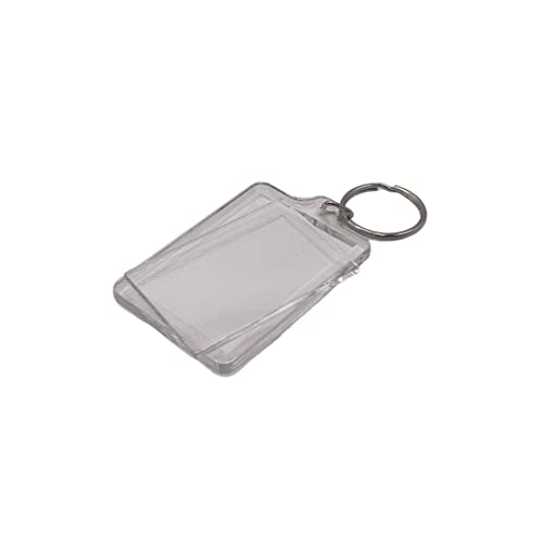 Llavero en blanco de punto de cruz para manualidades caseras y bordados rectangulares de 50x35mm