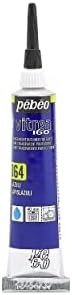 PEBEO 114064 Vitrea 160 Glass Paint Outliner 20-Milliliter Tube, Lazuli,Lazuli