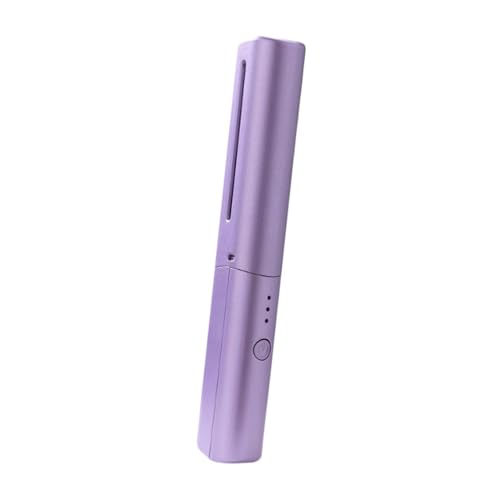 Peine alisador y rizador 2 en 1 harayaa morado miniatura 7