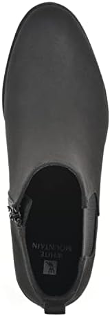 WHITE MOUNTAIN Shoes Women's Gabby Boot, Black/Fabric, 8.5 M | Image 4