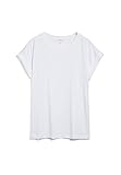 Produktionsort: Barcelos ARMEDANGELS IDAA - Damen T-Shirt aus Bio-Baumwolle L White Shirts T-Shirt Loose fit