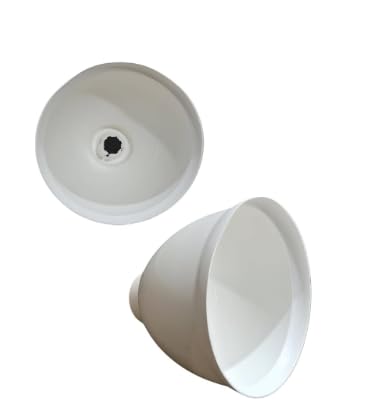 VERYSPARE Ceiling Fan White Canopy Ceiling Fan Cups,Fan cover,Fan canopy Suitable for All Types of Fans, (Pack of 2 Pes set).-image-25
