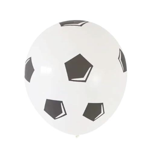 Image of Party Decorz Football Print Latex Balloon Set Of 10 pcs For Kids Football Theme Birthday Party Decoration, Surprise Party