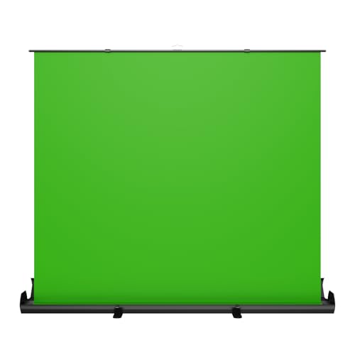 NearStream Pull-Up Green Screen Backdrop, 78.7" x 89.3", Retractable Chroma