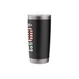 Just A Proud Dad Didn't Raise Liberals USA Flag Patriotic Stainless Steel Insulated Tumbler
