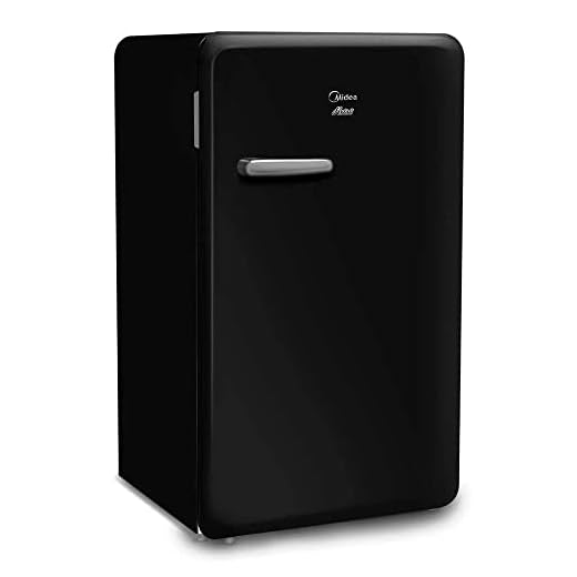 Frigobar Retrô, 95L, Preto, 110V, Midea, MRV10P1