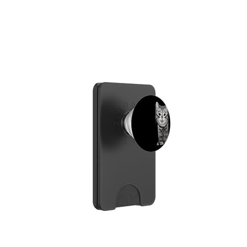 Simpatico gatto PopSockets PopWallet per MagSafe nero