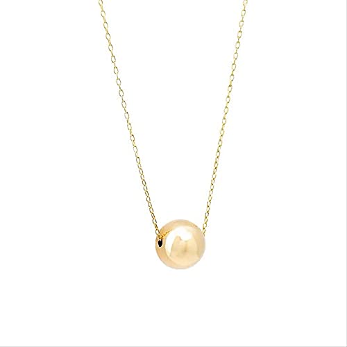 Collier Rond 925 pour Femmes XANAYXWJ Anti-Nœud avec Chaîne Sangle 10mm