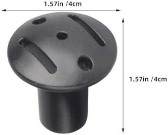 BESPORTBLE 8 Pcs Tent Pole Cap Tent Pole End Cover Tent Stakes Tips Tarp Poles Tip Cover Tarp Poles Tip Protector Tent Poles Tip Cover Tent Support Poles Cap Tent Pole End Protector See Black image 3