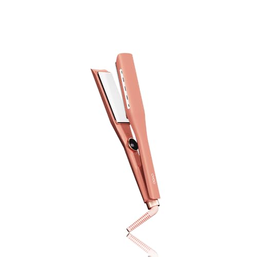 Osée - Party Lines - Piastra per capelli professionale - Piastre galleggianti larghe, rivestimento ceramico, tecnologia ionica, schermo LED, temperatura regolabile, riscaldamento rapido e cavo