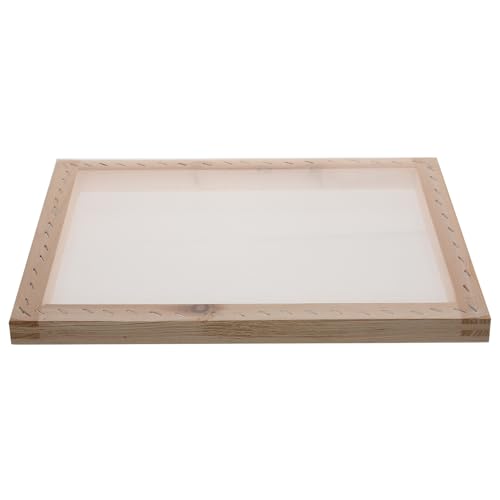 KAILIKETIY �X�N���[������p�ؐ��t���[�� ���a25×35cm �ė��p�\�ȃV���N�X�N���[������t���[�� DIY�z�p�ŉ�c�[�� �e�q�y���ރA�[�g�N���t�g