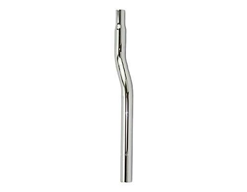 Lowrider Bike Snake Steel Seatpost Steel 27.2mm Chrome.