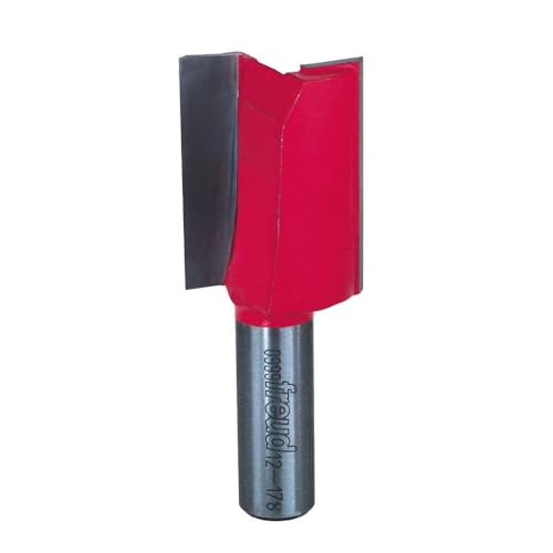 Image of Freud 12-178: 1-1 /8 inch (Dia.) Double Flute Straight Bit with 1 /2 inch Shank