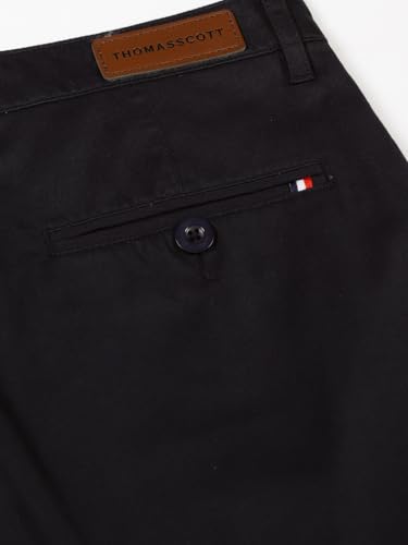 Image of Thomas Scott Men's | Solid | 4 Slant Pockets | Regular Fit | Premiun Cotton | Formal wear Trouser | Casual Chino | Pants for Men (Plus Size)
