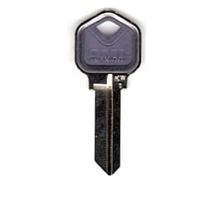 KWI-1CMB Key Blank, Colormatic KW1 Smoke Color (5-Pack)