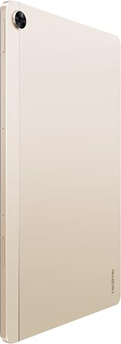 Image of realme Pad Slim Wi-Fi+LTE (Golden, 3GB RAM, 32GB Storage) | 10.4 inch WUXGA+ Display | Helio G80 Processor | LTE + Wi-Fi, microSD 1TB | 7100mAh Battery | 18W Charging | Slim Metal Body | Dual Speakers