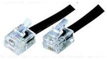 DAYDEALZ RJ11 Plug-to-Plug Telephone Modem Line Cord Cable (1.5m)