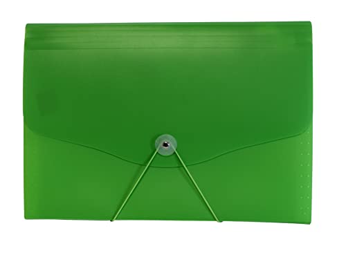 Set Of 4 Pack 7-Pocket Expanding File Folder, Accordion Letter Size Keep Your Papers And Documents Organized School And Office Supplies File Organizer Flap With Elastic Cord Closure #TOP4