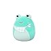 Squishmallows Original 5in Novi The Teal Frog with Gingham Bandana – Official Jazwares Plush (Little)