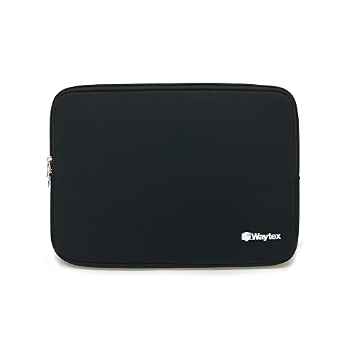 WAYTEX 71001 Housse pour Tablette et Ordinateur Portable 10-11 Pouces Néoprène Souple Noire