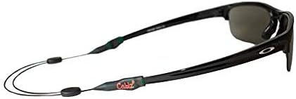 Miniatura 5 de Cablz Colorz Zipz - Correa de retención ajustable para gafas, ligera, perfil bajo, recubierto de acero inoxidable, 14 pulgadas