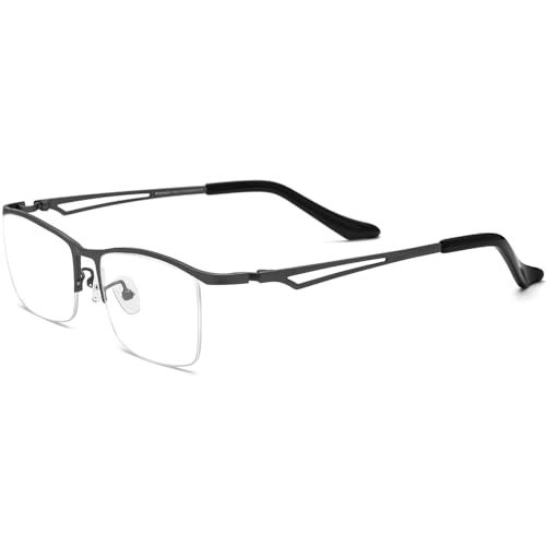 Image of FONEX Pure Titanium Glasses Frame Men Square Eyeglasses Optical Eyewear F85775