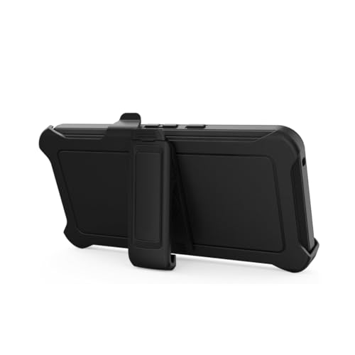 Étui pour Google Pixel 7 coque antichoc noire avec clip