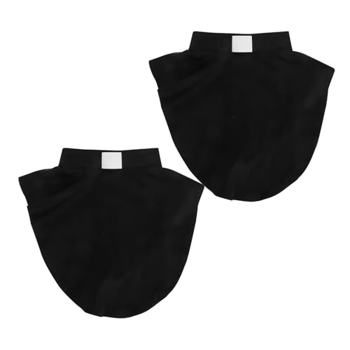Col pour clergé détachable noir lot de 2 pièces Abaodam