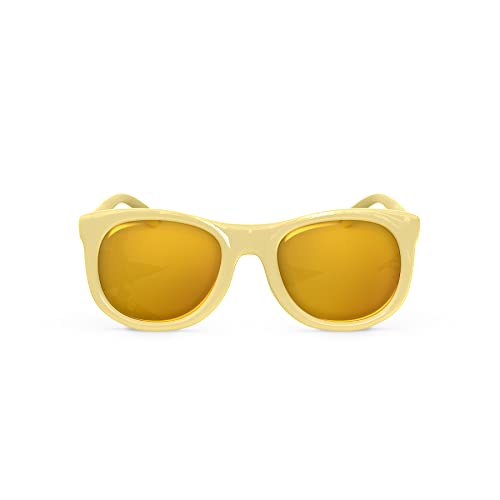 SUAVINEX, Gafas de Sol para Niños de 2 a 3 Años, Polarizadas, con Filtro UV 400, 100% Protección Rayos UVA y UVB, con Funda y Cinta de Sujeción Incluidas, Muy Flexibles y Ligeras, Color Pineapple