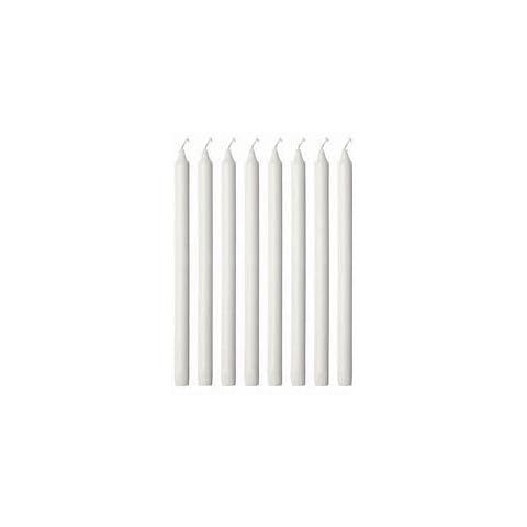 Strulo Bright Light Tapper Candle - 8 Inch Tall (Narrow Variation 1.78 Thick) Burns More Them 4 Hours - Pack of 8 Cover