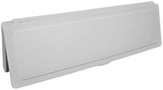 Letterbox Draught Excluder in White - Door Weatherproofing - Energy Seal - Made in The UK - Magflap Mk2