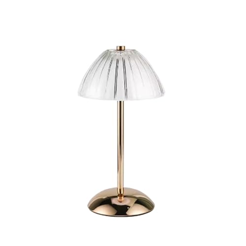 Lampe de chevet en cristal de luxe avec éclairage LED tactile pour chambre
