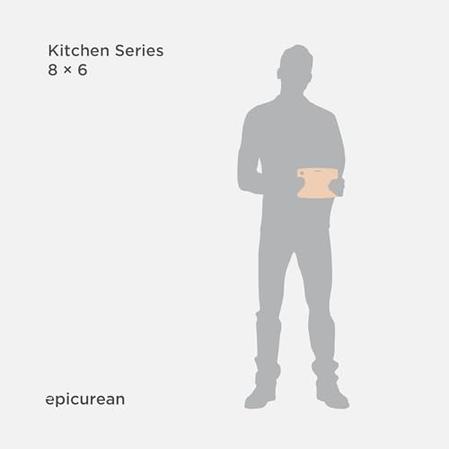 Epicurean 001-080601 Kitchen Series Cutting Board, 8-Inch Ãƒâ€” 6-Inch, Natural