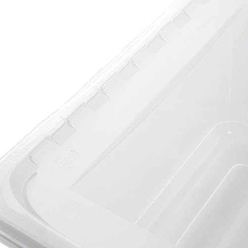 keeeper Aufbewahrungsboxen mit Air Control System, 3-teiliges Set, Höhe: 14 cm, 3 x 11 l, 39 x 26,5 x 14 cm, Bea, Transparent