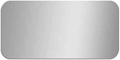 Glossy Gallery Rectangle Shatterproof Acrylic Safety Mirror with Rounded Corners - 12in x 24in