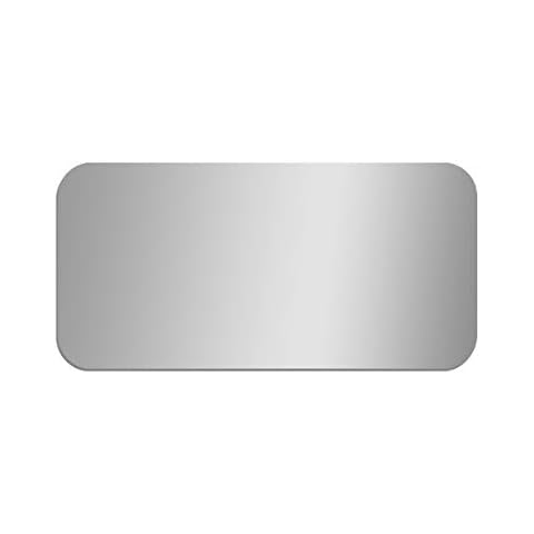 Glossy Gallery Rectangle Shatterproof Acrylic Safety Mirror with Rounded Corners - 12in x 24in Cover