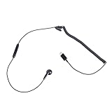 Loigohon タイプC対応ワイヤードイヤホン – マイク付きボリュームコントロールで通話と音量調整が簡単、ドライバーやセキュリティ、トレーニングに適した伸縮式ケーブル