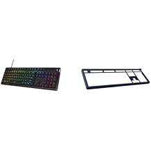 Bundle of HyperX Alloy Rise Hot-Swappable Mechanical Gaming Keyboard, Ambient Light Sensor, Linear Switch + HyperX Alloy Rise Top Plate Alloy Rise Keyboard Compatible, Toolless Installation, Navy
