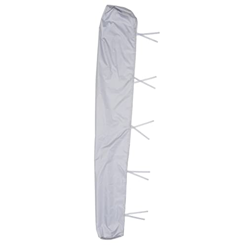 BESTonZON Cubierta Retráctil Para Toldo De Patio Exterior, Tela Oxford Gris 2 Metros, Funda Resistente a Lluvia, Nieve y Rayos Uv, Protección Duradera Para Pérgolas y Toldos