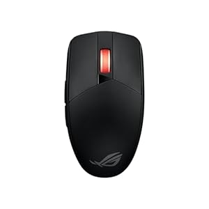 ASUS ROG Strix Impact III Wireless Gaming Mouse, 57 G Lightweight, 36K DPI Sensor, Bluetooth & 2,4GHz RF, ROG SpeedNova, Up to 618hrs Battery Life, Replaceable Switches, ROG Omni Receiver, Black