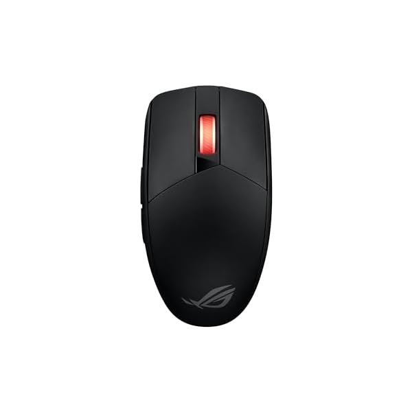 ASUS ROG Strix Impact III Wireless Gaming Mouse, 57 G Lightweight, 36K DPI Sensor, Bluetooth & 2,4GHz RF, ROG SpeedNova, Up to 618hrs Battery Life, Replaceable Switches, ROG Omni Receiver, Black